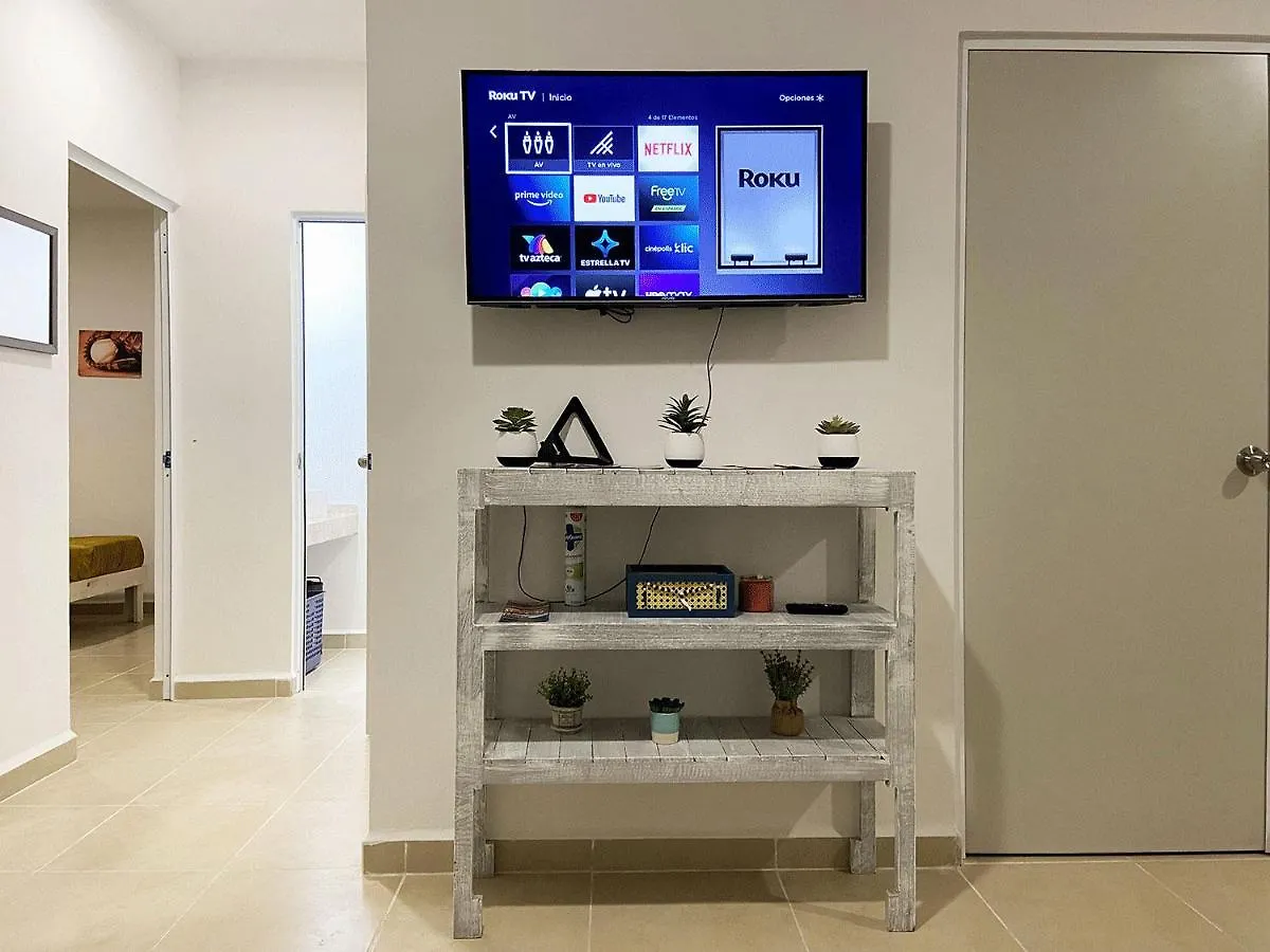 アパート Angels Beach Condo Con Piscina, Parking Y Parque プレヤデルカーメン メキシコ